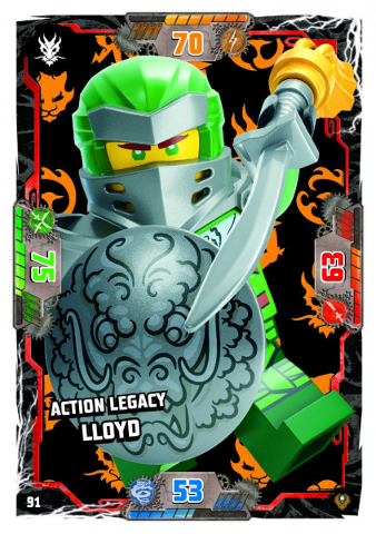 NINJAGO Trading Card Game (German) Series 9 (Next Level) - # 91 Action Legacy Lloyd