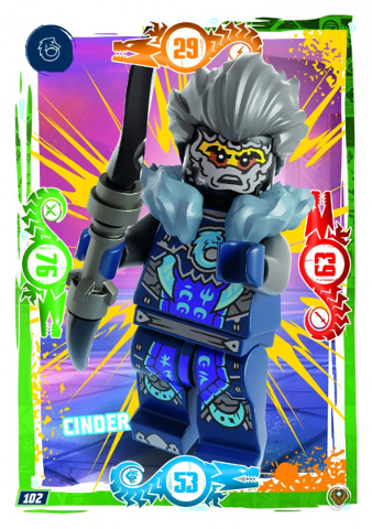 NINJAGO Trading Card Game (German) Series 9 (Next Level) - # 102 Cinder