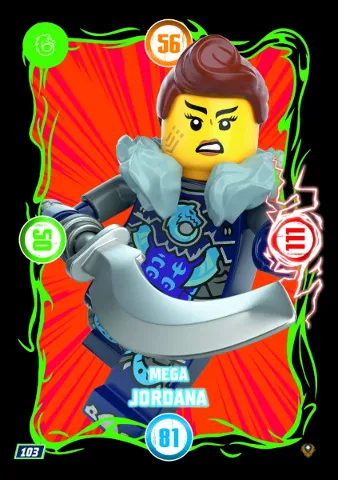 NINJAGO Trading Card Game (German) Series 9 (Next Level) - # 103 Mega Jordana