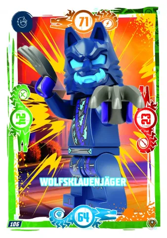 NINJAGO Trading Card Game (German) Series 9 (Next Level) - # 106 Wolfsklauenjäger