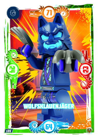 NINJAGO Trading Card Game (German) Series 9 (Next Level) - # 106 Wolfsklauenjäger