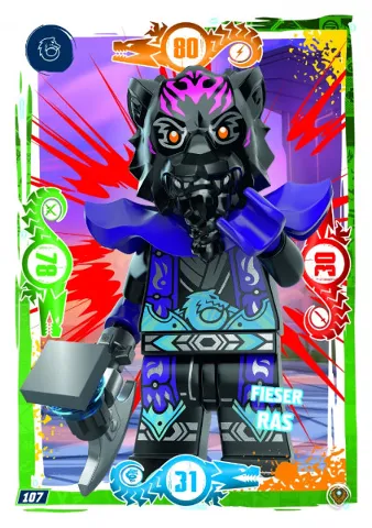 NINJAGO Trading Card Game (German) Series 9 (Next Level) - # 107 Fieser Ras