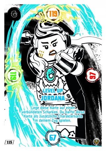 NINJAGO Trading Card Game (German) Series 9 (Next Level) - # 115 Level Up Jordana