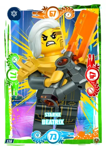 NINJAGO Trading Card Game (German) Series 9 (Next Level) - # 116 Starke Beatrix