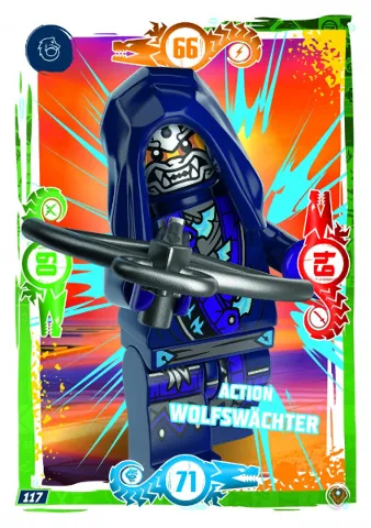 NINJAGO Trading Card Game (German) Series 9 (Next Level) - # 117 Action Wolfswächter
