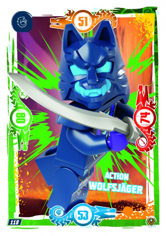 NINJAGO Trading Card Game (German) Series 9 (Next Level) - # 118 Action Wolfsjäger