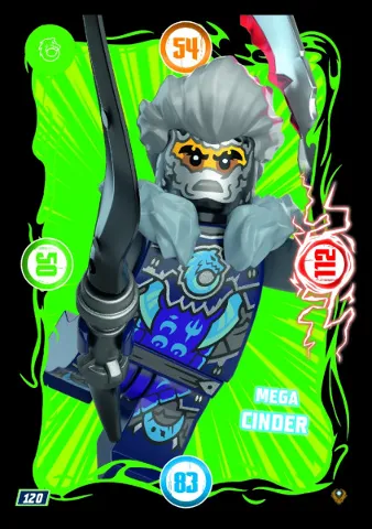 NINJAGO Trading Card Game (German) Series 9 (Next Level) - # 120 Mega Cinder