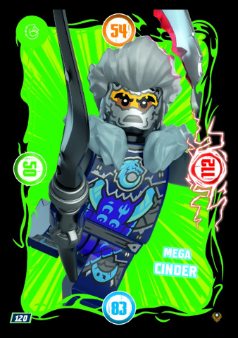 NINJAGO Trading Card Game (German) Series 9 (Next Level) - # 120 Mega Cinder