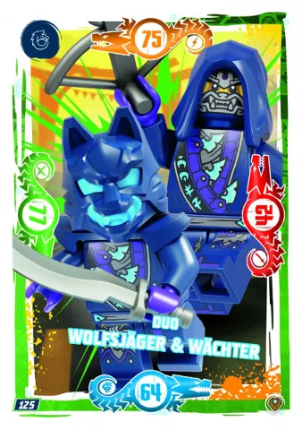 NINJAGO Trading Card Game (German) Series 9 (Next Level) - # 125 Duo Wolfsjäger & Wächter