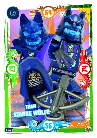 NINJAGO Trading Card Game (German) Series 9 (Next Level) - # 130 Team Starke Wölfe