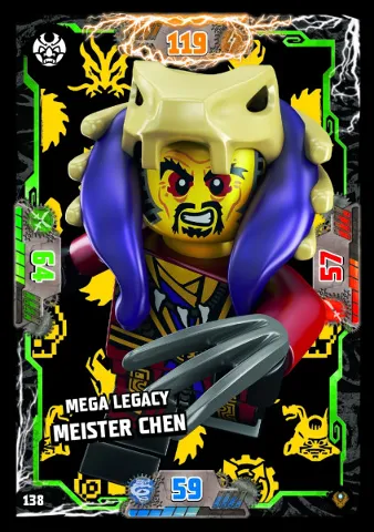NINJAGO Trading Card Game (German) Series 9 (Next Level) - # 138 Mega Legacy Meister Chen