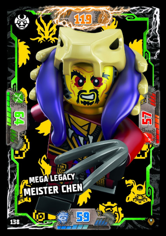 NINJAGO Trading Card Game (German) Series 9 (Next Level) - # 138 Mega Legacy Meister Chen