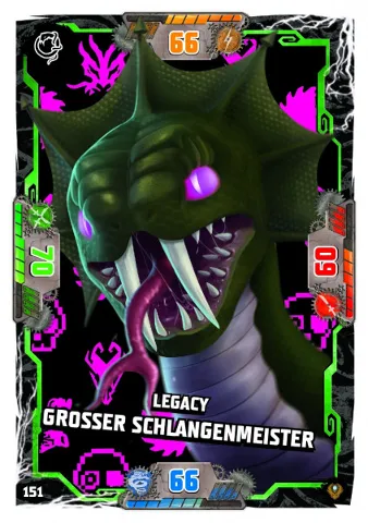 NINJAGO Trading Card Game (German) Series 9 (Next Level) - # 151 Legacy Grosser Schlangenmeister