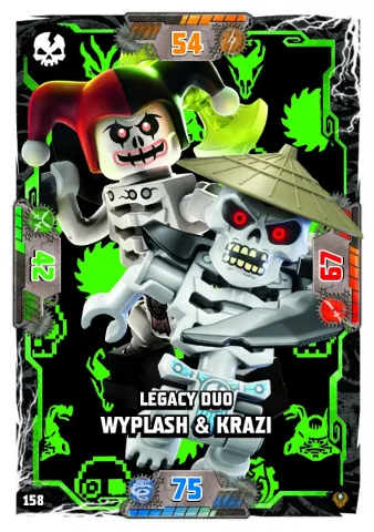 NINJAGO Trading Card Game (German) Series 9 (Next Level) - # 158 Legacy Duo Wyplash & Krazi