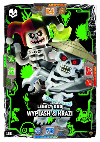 NINJAGO Trading Card Game (German) Series 9 (Next Level) - # 158 Legacy Duo Wyplash & Krazi