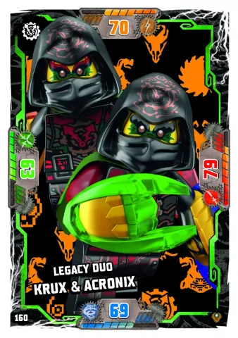 NINJAGO Trading Card Game (German) Series 9 (Next Level) - # 160 Legacy Duo Krux & Acronix