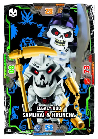 NINJAGO Trading Card Game (German) Series 9 (Next Level) - # 161 Legacy Duo Samukai & Kruncha