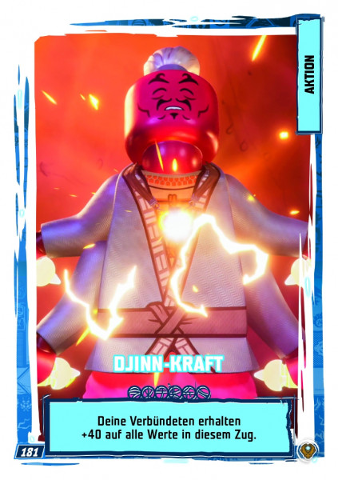 NINJAGO Trading Card Game (German) Series 9 (Next Level) - # 181 Djinn-Kraft
