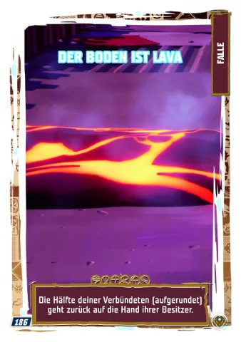 NINJAGO Trading Card Game (German) Series 9 (Next Level) - # 186 Der Boden Ist Lava