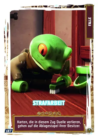 NINJAGO Trading Card Game (German) Series 9 (Next Level) - # 187 Strafarbeit