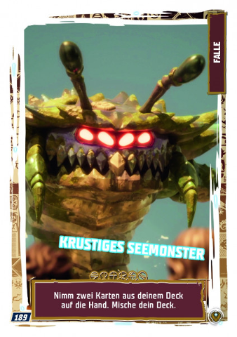 NINJAGO Trading Card Game (German) Series 9 (Next Level) - # 189 Krustiges Seemonster