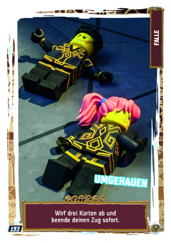 NINJAGO Trading Card Game (German) Series 9 (Next Level) - # 193 Umgehauen