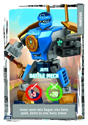 NINJAGO Trading Card Game (German) Series 9 (Next Level) - # 198 Jays Battle Mech