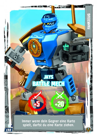 NINJAGO Trading Card Game (German) Series 9 (Next Level) - # 198 Jays Battle Mech