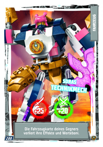 NINJAGO Trading Card Game (German) Series 9 (Next Level) - # 200 Soras Technikmech