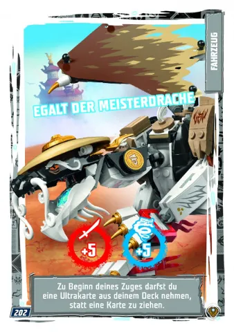 NINJAGO Trading Card Game (German) Series 9 (Next Level) - # 202 Egalt Der Meisterdrache