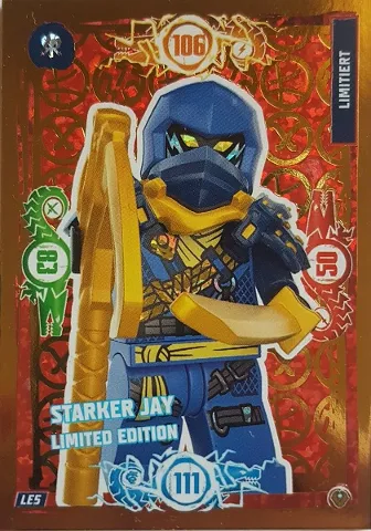 NINJAGO Trading Card Game (German) Series 9 (Next Level) - # LE5 Starker Jay Limited Edition