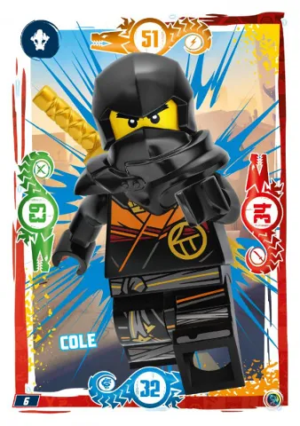 NINJAGO Trading Card Game (German) Series 9 - # 6 Cole