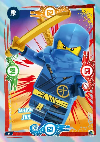 NINJAGO Trading Card Game (German) Series 9 - # 9 Action Jay