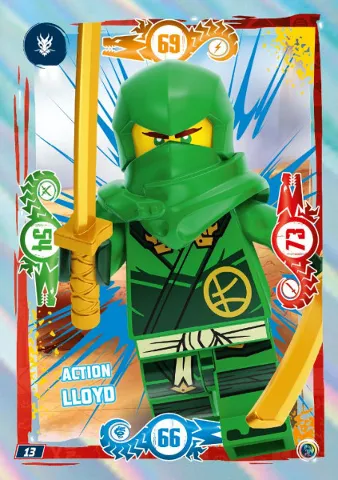 NINJAGO Trading Card Game (German) Series 9 - # 13 Action Lloyd