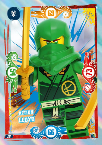 NINJAGO Trading Card Game (German) Series 9 - # 13 Action Lloyd