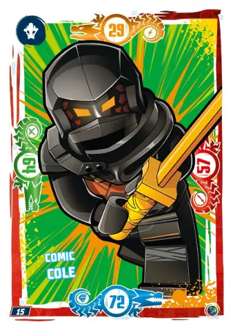 NINJAGO Trading Card Game (German) Series 9 - # 15 Comic Cole