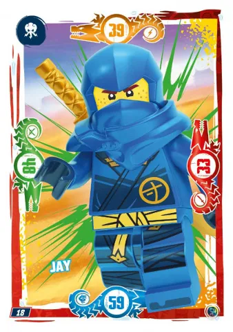 NINJAGO Trading Card Game (German) Series 9 - # 18 Jay