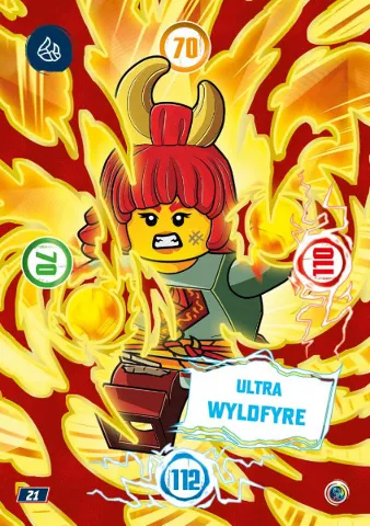 NINJAGO Trading Card Game (German) Series 9 - # 21 Ultra Wyldfyre