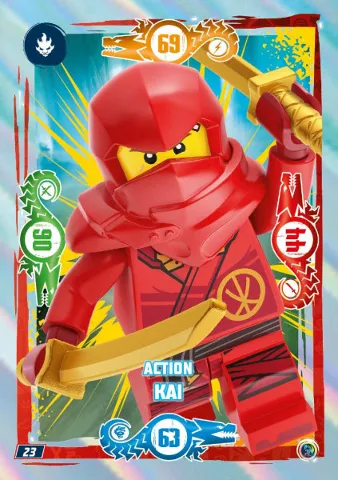 NINJAGO Trading Card Game (German) Series 9 - # 23 Action Kai