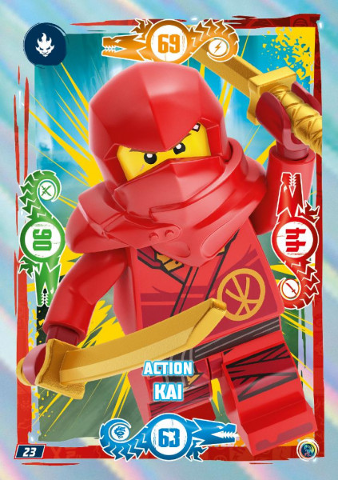 NINJAGO Trading Card Game (German) Series 9 - # 23 Action Kai