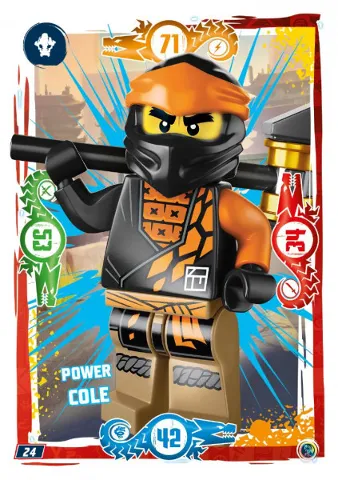 NINJAGO Trading Card Game (German) Series 9 - # 24 Power Cole