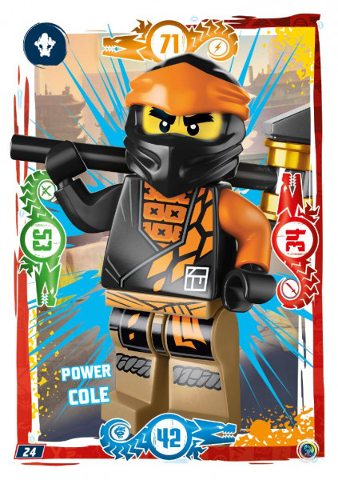 NINJAGO Trading Card Game (German) Series 9 - # 24 Power Cole