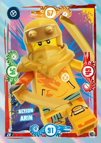 NINJAGO Trading Card Game (German) Series 9 - # 28 Action Arin