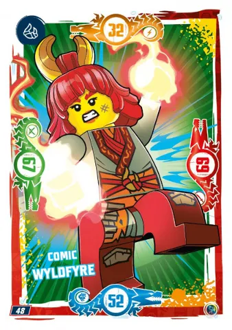 NINJAGO Trading Card Game (German) Series 9 - # 48 Comic Wyldfyre