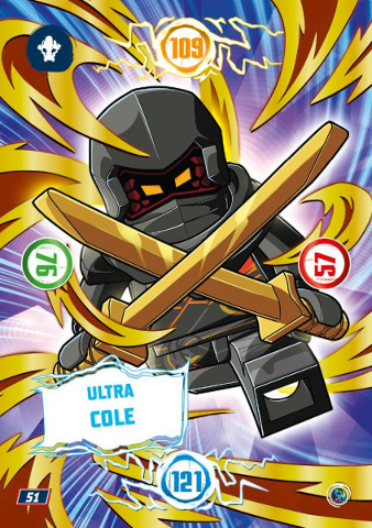 NINJAGO Trading Card Game (German) Series 9 - # 51 Ultra Cole