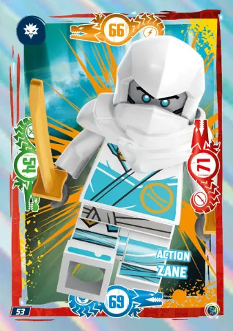 NINJAGO Trading Card Game (German) Series 9 - # 53 Action Zane