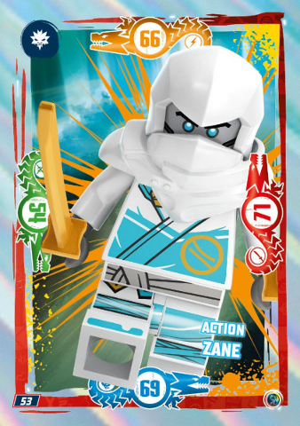 NINJAGO Trading Card Game (German) Series 9 - # 53 Action Zane