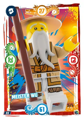 NINJAGO Trading Card Game (German) Series 9 - # 55 Meister Wu