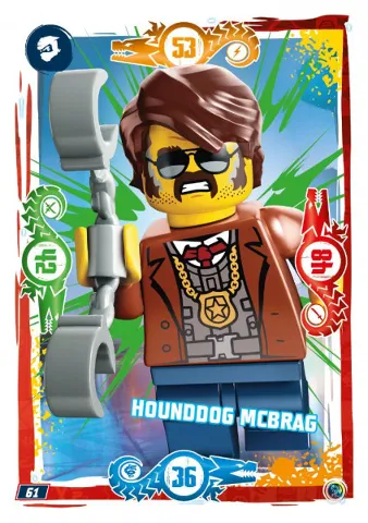 NINJAGO Trading Card Game (German) Series 9 - # 61 Hounddog McBrag