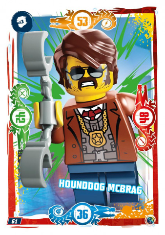 NINJAGO Trading Card Game (German) Series 9 - # 61 Hounddog McBrag